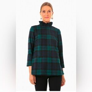 Tuckernuck Faye Top - Blackwatch Plaid - Size XS - NWT